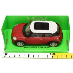 Welly 1:34 MINI Cooper S Paceman -bordowy z biał.dachem - 2