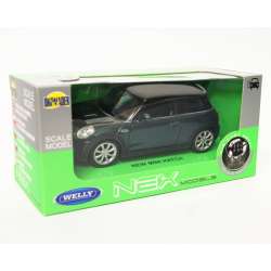 Welly 1:34 Mini Cooper New Mini Hatch - zielony - 1