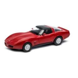 Welly 1:34 Chevrolet 1982 Corvette Coupe -czerwony - 1