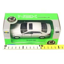 Welly 1:34 Genesis G90 - srebrny - 2