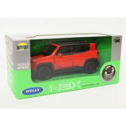 Welly 1:34 Jeep Renegade Trailhawk -pomarańczowy - 2