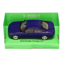 Welly 1:34 Dodge 2016 Charger R/T -granatowy - 1
