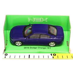 Welly 1:34 Dodge 2016 Charger R/T -granatowy - 2
