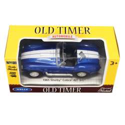 Welly 1:34 Shelby Cobra 427 S/C cabrio 1965 -granatowy - 1