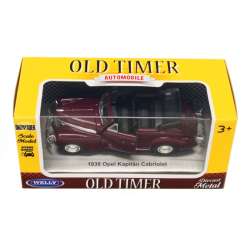 Welly 1:34 Opel Kapitan cabriolet 1938 - bordowy - 1