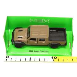 Welly 1:34 2020 Jeep Gladiator -brązowo-bury - 3