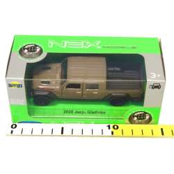 Welly 1:34 2020 Jeep Gladiator -brązowo-bury - 4