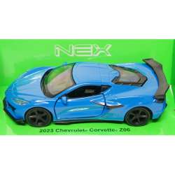 Welly 1:34 Chevrolet Corvette Z06 2023 -niebieski - 1
