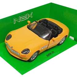 Welly 1:34 BMW Z8 cabrio- żółty