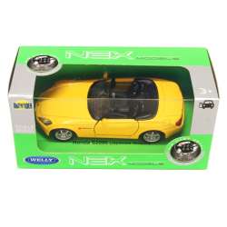 Welly 1:34 Honda S2000 cabrio (Japanise version) żółta - 1
