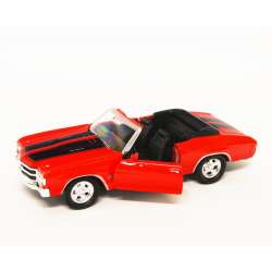 Welly 1:34 1971 Chevrolet Chevelle SS 454 cabrio -pomara - 1