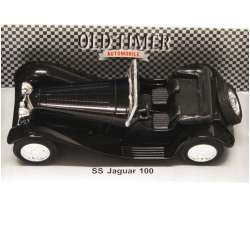 Welly 1:34 SS Jaguar 100 cabrio czarny - 1