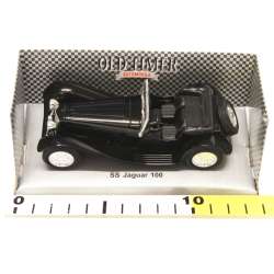 Welly 1:34 SS Jaguar 100 cabrio czarny - 4