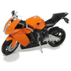 WELLY 1:10 MOTOCYKL KTM 1190 RC8 POMARAŃCZOWO-CZARNY (62806) - 2