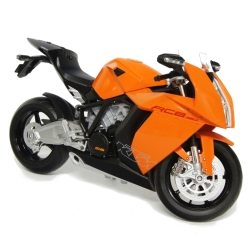 WELLY 1:10 MOTOCYKL KTM 1190 RC8 POMARAŃCZOWO-CZARNY (62806) - 3