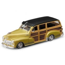 WELLY TUNING 1:24 CHEVROLET FLEETMASTER'48 ZŁOTY 22083LR - 1
