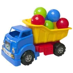 AUTO WYWRO.BIG TRUCK Z PIŁKAMI - 1