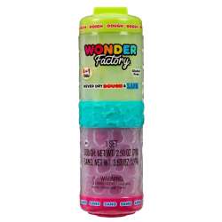 Wonder Factory Never Dry Dough&Sand Green Pink - 1
