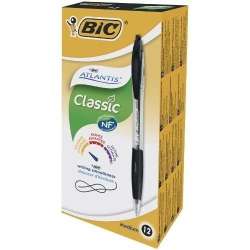 Długopis Atlantis Classic czarny (12szt) BIC - 1