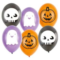 Balony lateksowe Hallo-ween Friends 6szt - 1
