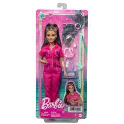 Barbie Lalka różowy kombinezon HPL76 - 1