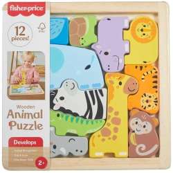 Fisher-Price Zwierzątka Drewniane puzzle Układanka - 1