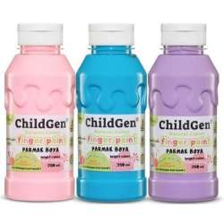 Farby do malowania palcami 3x350ml