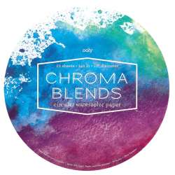 Blok do malowania akwarelami okrągły Chroma Blends - 1