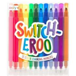 Flamastry zmieniające kolor Switch-Eroo 12 sztuk - 1