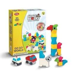 Klocki magnetyczne GO GO 21el - 1
