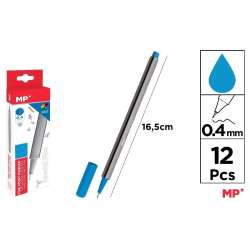 Cienkopis 0.4mm jasnoniebieski (12szt) - 1