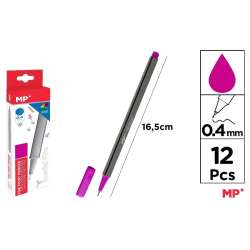 Cienkopis 0.4mm purpurowy (12szt) - 1