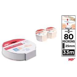 Taśma dwustronna 80mic 25mmx33m (6szt)