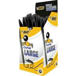 Długopis Cristal Large czarny BIC (50szt)