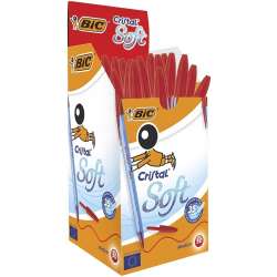 Długopis Cristal Soft czerwony (50szt) - 1