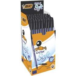 Długopis Cristal Soft czarny (50szt) BIC