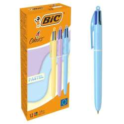 Długopis 4 Colours Pastel (12szt) BIC - 1