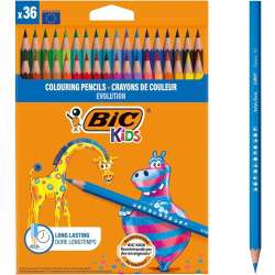 Kredki drewniane Kids Smooth ECO 36szt BIC - 1
