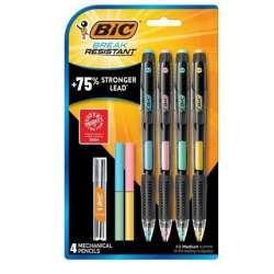 Ołówek mechaniczny + wkłady + gumka 4szt BIC - 1