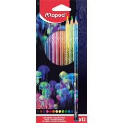 Kredki Deepsea 12 kolorów MAPED - 1