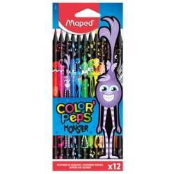 Kredki Colorpeps Monster trójkątne 12 kol MAPED - 1