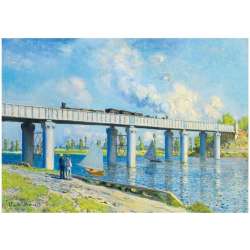 Puzzle 1000 Widok na most kolejowy w Argenteuil - 1