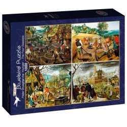 Puzzle 1000 Cztery sezonu - Brughel 1918 - 1