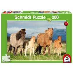 Puzzle 200 Konie - rodzinne zdjęcie G3