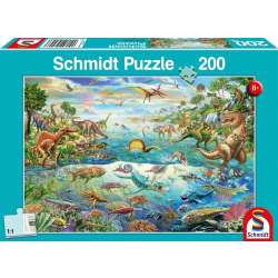 Puzzle 200 Świat dinozaurów G3 - 1