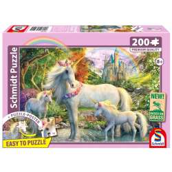 Puzzle PQ 200 Rodzina jednorożców G3 - 1
