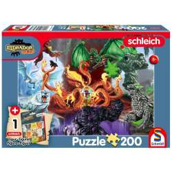 Puzzle 200 Straszne stworzenia + figurka G3