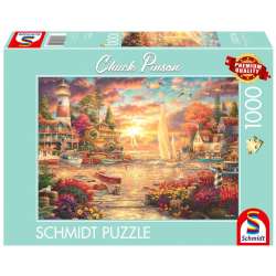 Puzzle PQ 1000 Chuck Pinson Poranek nad jezior G3 - 1