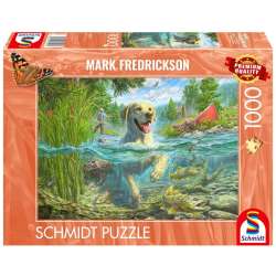 Puzzle PQ 1000 Mark Fredrickson Labrador na rybach - 1