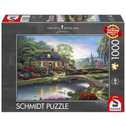 Puzzle PQ 1000 Thomas Kinkade Domek nad strumy G3